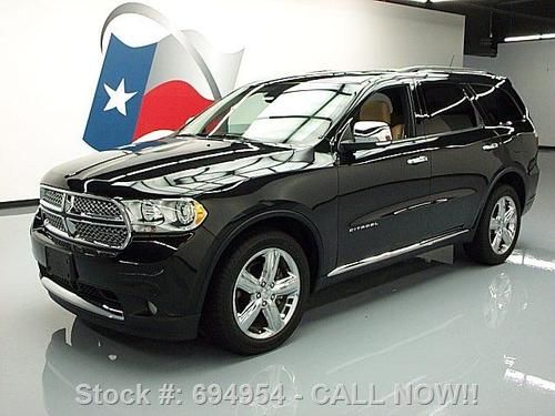 2011 dodge durango citadel hemi sunroof nav dvd 20's 9k texas direct auto