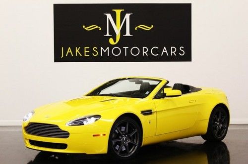 2008 aston martin vantage roadster, yellow/black, automatic, nav, more!!