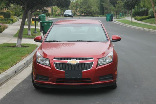 2012 red chevrolet cruze eco