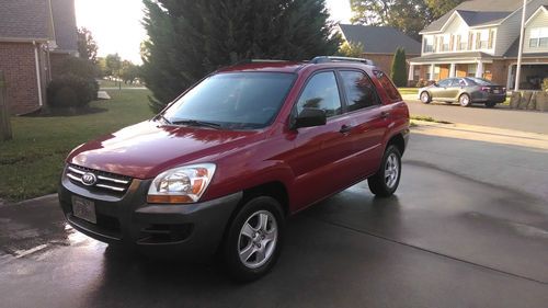 2006 kia sportage red lx 2.0l auto 134k miles 1 owner new belts/spark plugs