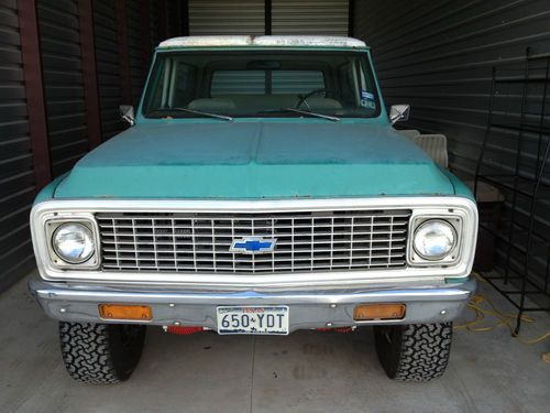 1972 chevy blazer, k5, 4wd, classic green, auto, ac,pb, ps, rear seat, suv