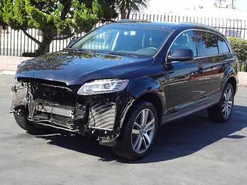 2011 audi q7 3.0 premium quattro damaged salvage runs! loaded navi wont last!!