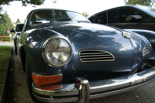 1973 vw karmann ghia coupe rare auto stick transmission dependable daily driver