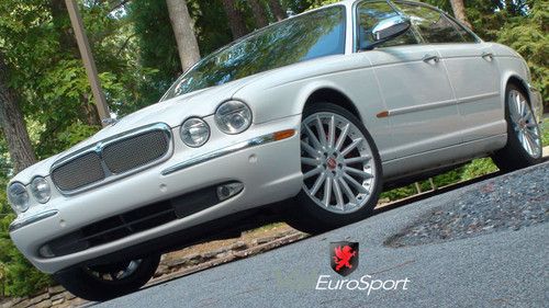 Super rare 8 v8 white onyx on ivory xjr vdp 20" sepang nav tv/dvd fantastic car!