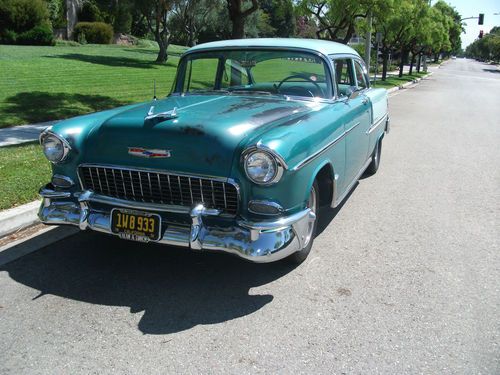 1955 chevrolet bel air sedan,original paint,survivor