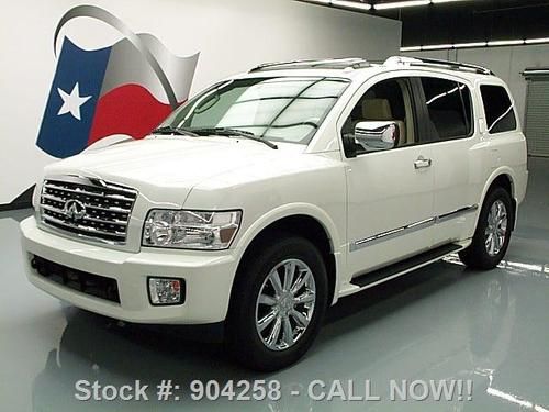 2009 infiniti qx56 4x4 sunroof nav dvd rear cam 62k mi texas direct auto