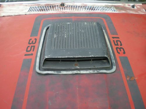 1970 ford mustang mach1 factory grabber blue shaker spoilers louvers ez project, image 4