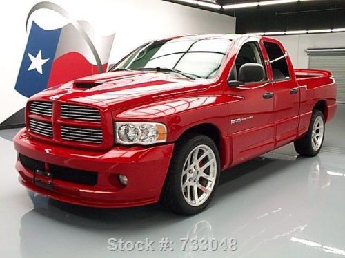 2005 dodge ram quad srt-10 8.3 v10 sunroof nav 22's 43k texas direct auto