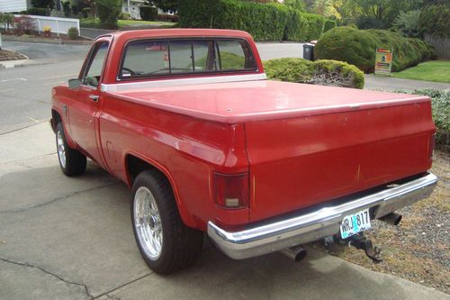 1984 chevy c20 3/4 ton short bed 2wd custom 454ci hot rod