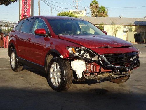 2013 mazda cx-9 touring awd damaged salvage only 10k miles economical wont last