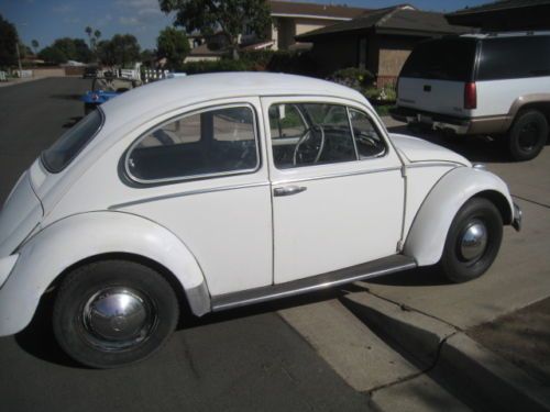 1965 vw beetle 65 bug original condition black &amp; yellow plates california car