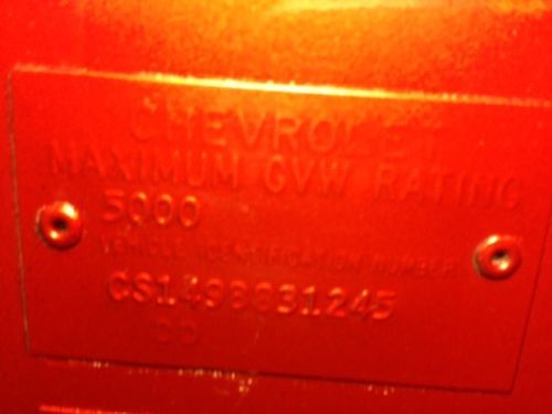 1969 CHEVY C10 PICKUP TRUCK SWB, image 5