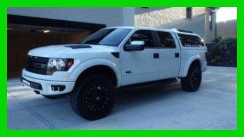 2012 ford f150 svt raptor super crew cab 4x4 6.2l v8 16v automatic 4wd warranty