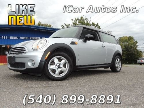 2010 mini cooper clubman 6 speed mt sport loaded bluetooth lthr !! no reserve!!