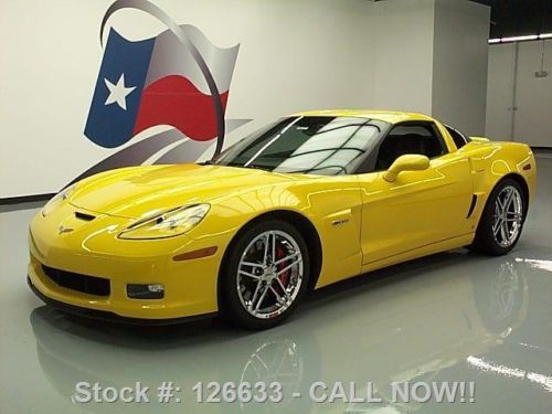 2008 chevy corvette z06 505 hp heated seats nav hud 9k texas direct auto