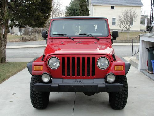 2004 jeep wrangler x 4.0 columbia edition 4x4