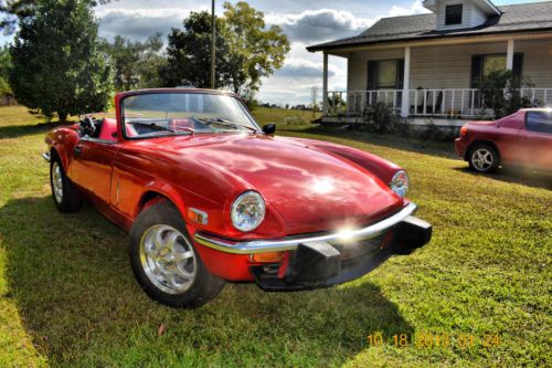 1974 triumph spitfire fresh resto with 16610 original miles!!!