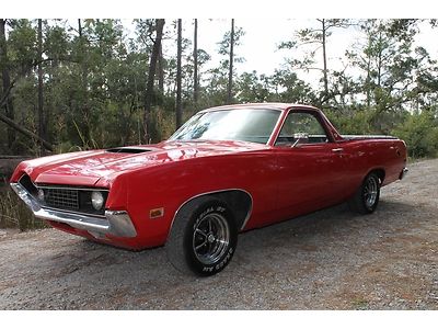 Muscle car v8 automatic ram air hood classic el camino nice car daily driver