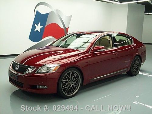 2008 lexus gs350 sunroof nav rear cam 20&#034; wheels 67k mi texas direct auto