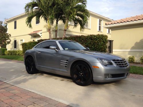 2004 chrysler crossfire limited coupe 2-door 3.2l sapphire blue 6 spd low miles!