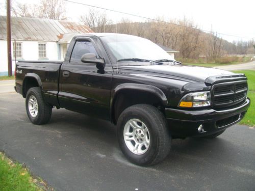 No reverse 2003 dodge dakota base standard cab pickup 2-door 3.9l black ..