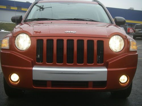 2008 jeep compass limited 4x4 4wd 2.4l sunburst orange one owner no reserve!