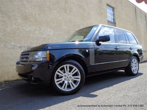 2010 land rover range rover hse lux logic7 satellite radio hd navigation camera