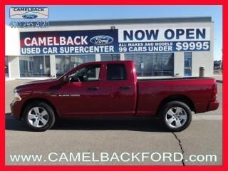2012 ram 1500 2wd quad cab 140.5" st power windows cd player traction control