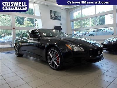 New 2014 maserati quattroporte gts ferrari v8 black nav loaded nero