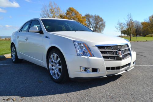 2008 cadillac cts  luxury sedan heated seats panoramic roof xenon  no reserve