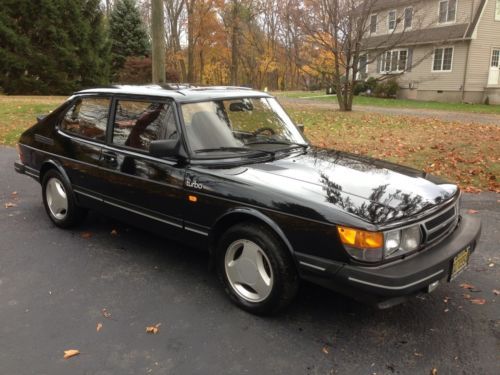 Black 1986 saab 900t 2 door hatchback  2.0l 4 cyl; 5 speed manual.