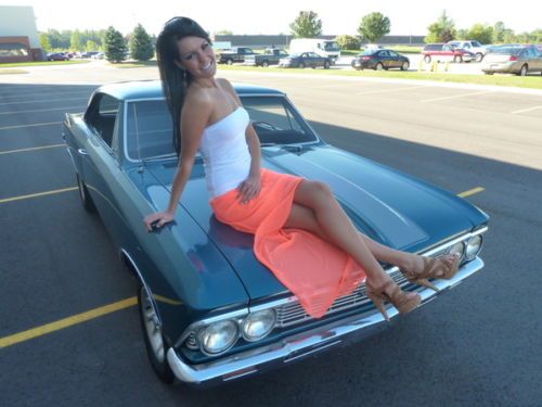 1966 chevrolet chevelle 327 cid auto solid southern car !!