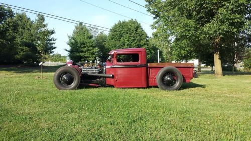 1933 Ford pickup truck chopped channelled hot rat street rod traditional 32 34, US $18,500.00, image 3
