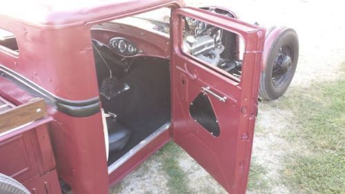1933 Ford pickup truck chopped channelled hot rat street rod traditional 32 34, US $18,500.00, image 13