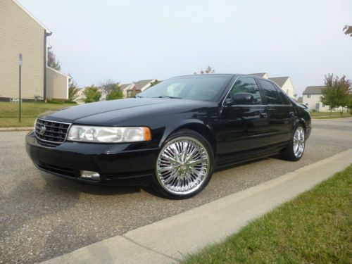 1999 &#034;super black&#034; cadillac seville sts must sell