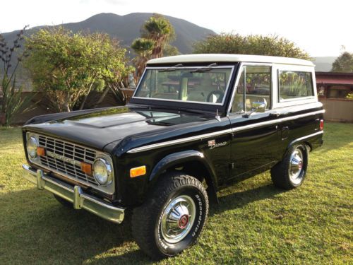 1977 ford bronco - uncut - automatic - frame off restoration - perfect