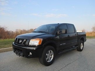 Nissan titan pro-4x leather heated seats 4x4 4wd premium loaded locking diff