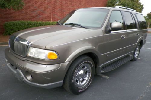 2001 lincoln navigator southern owned leather seats towing package no reserve