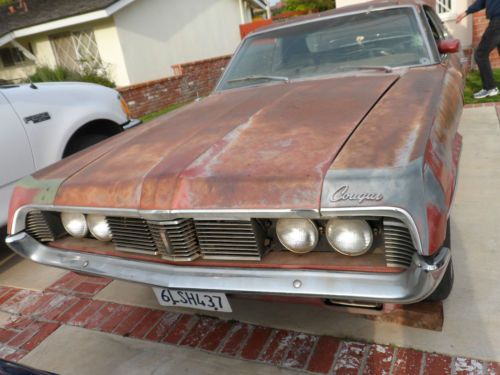 1969 ford mercury xr7 cougar great resto project or mustang donor car! rust free
