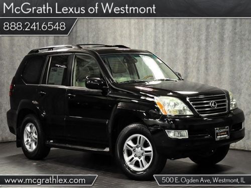 2005 gx470 third row seating leather one owner