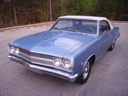 1965 malibu ss convertible 138 vin matching numbers 283 powerglide fresh paint