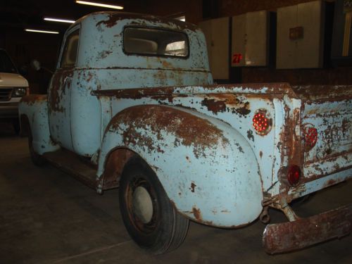 chevrolet 3100 pickup,1owner,all original,rat rod,shop truck, image 3