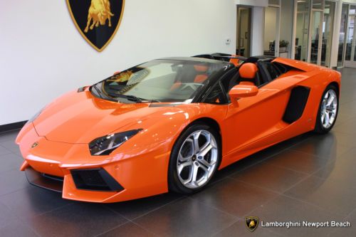 2014 lamborghini aventador lp 700-4 roadster | arancio argos