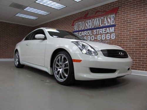 2007 infiniti g35 coupe sport aero navigation 6 speed only 6k miles