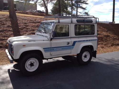 1985 land rover defender 90 county edition lhd  diesel