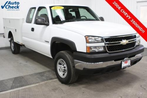 Used 06 chevy c2500hd silverado ext cab knaphiede utility box v8 low mile work