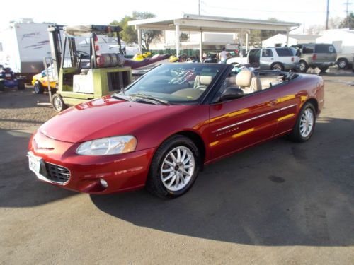 2001 chrysler sebring, no reserve