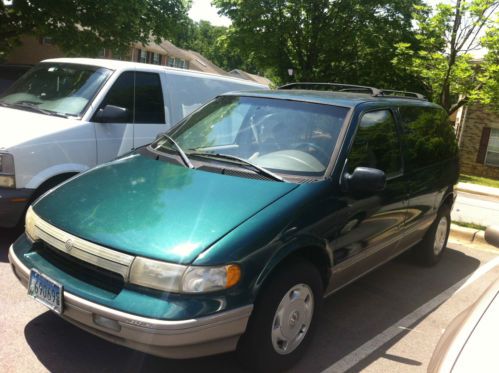 1995 mercury villager gs mini passenger van 3-door 3.0l