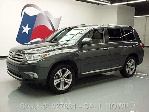 2011 toyota highlander limited sunroof nav rear cam 41k texas direct auto