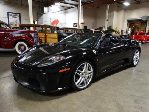 2007 ferrari 430 convertible spider 1 owner very low miles